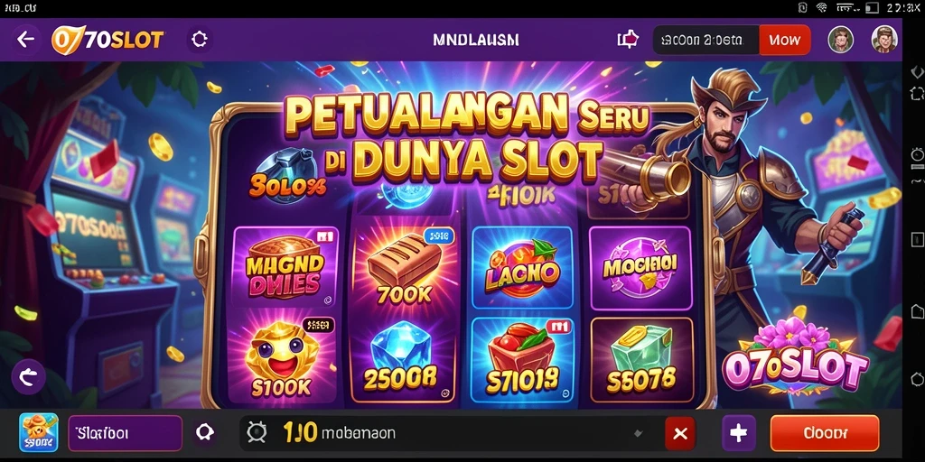 Screenshot utama 070SLOT menampilkan aksi seru dan grafis menarik di dunia petualangan.