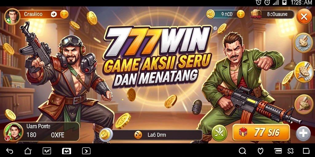 Screenshot gameplay <strong>777WIN</strong> yang menunjukkan aksi seru dan menegangkan.