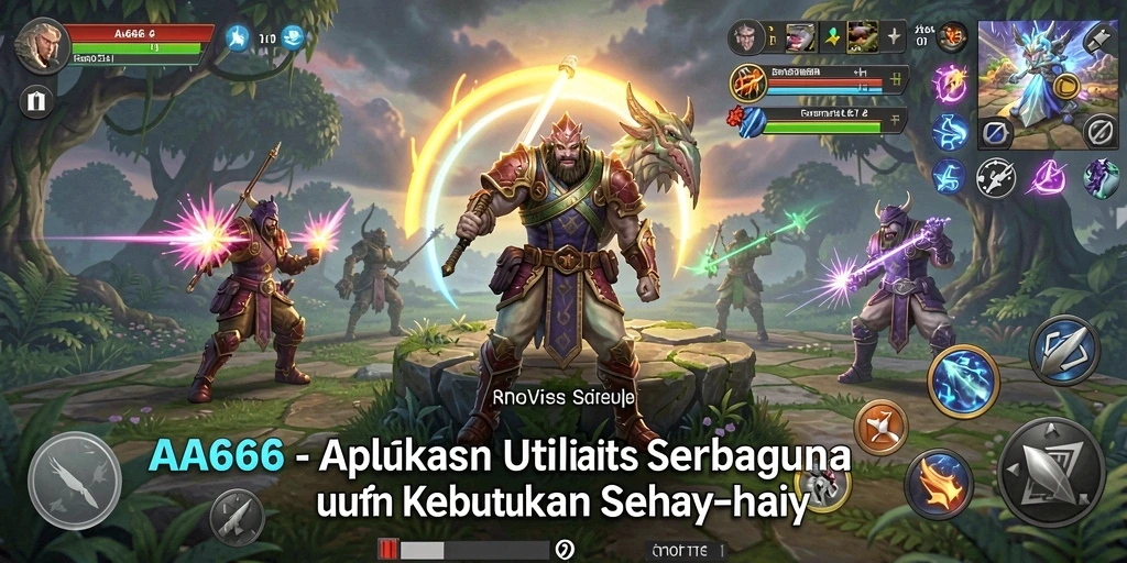 Screenshot utama AA666 menunjukkan tampilan antarmuka aplikasi yang sederhana dan intuitif.