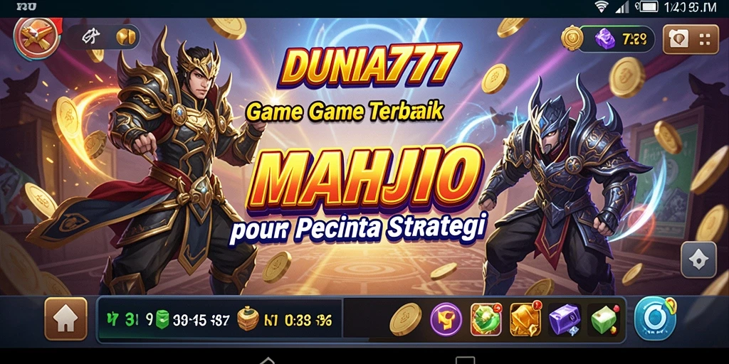 Tampilan gameplay DUNIA777 yang menarik dan interaktif.