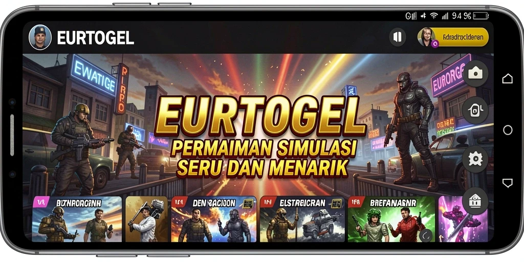Tampilan gameplay EUROTOGEL yang menarik dan interaktif.