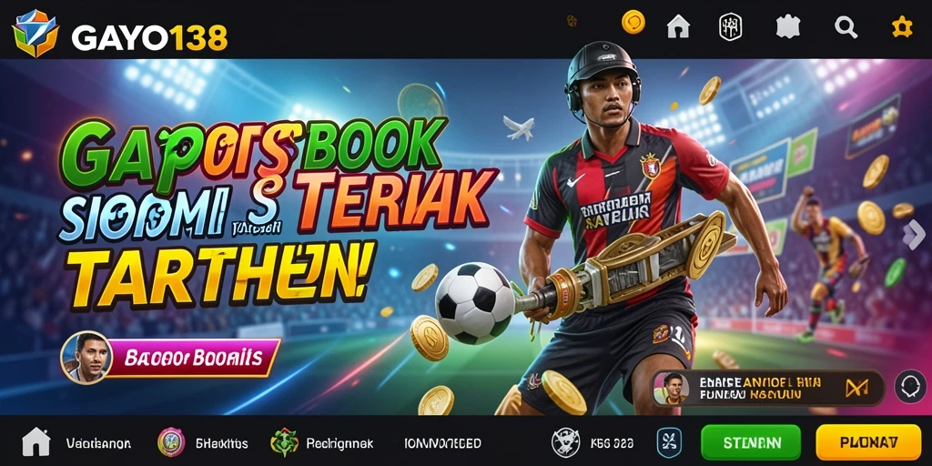 Tampilan antarmuka GAYO138 yang menarik dalam gameplay Sportsbook.
