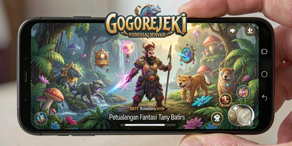 Tampilan gameplay <strong>GOGOREJEKI</strong> dengan pertarungan yang intens dan karakter menarik.