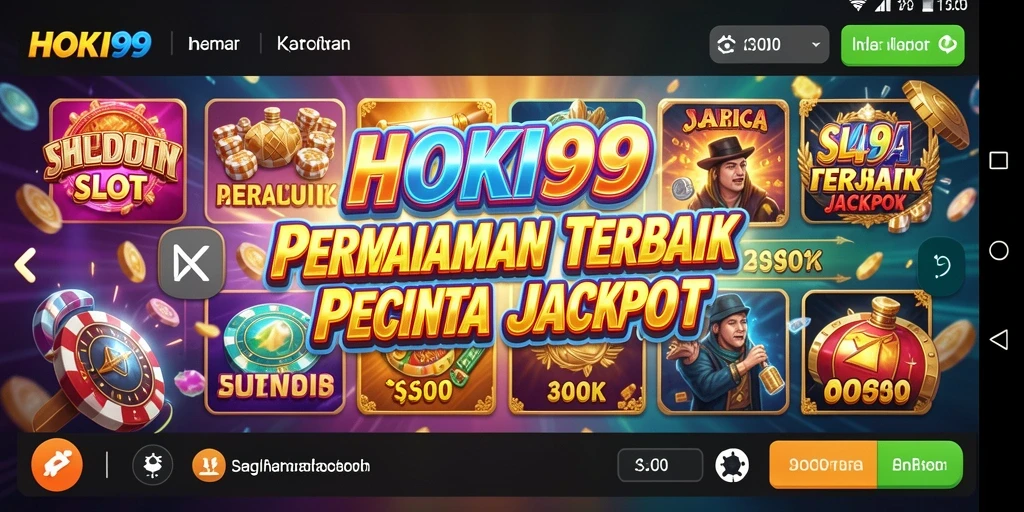 Tampilan gameplay seru HOKI99 dengan efek visual menarik.
