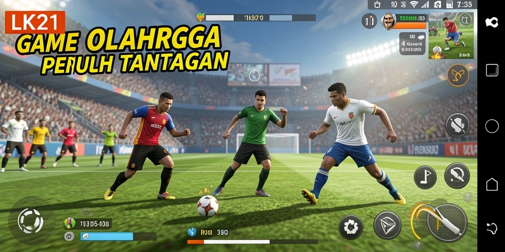 Tampilan menarik dari gameplay LK21 yang penuh aksi olahraga.