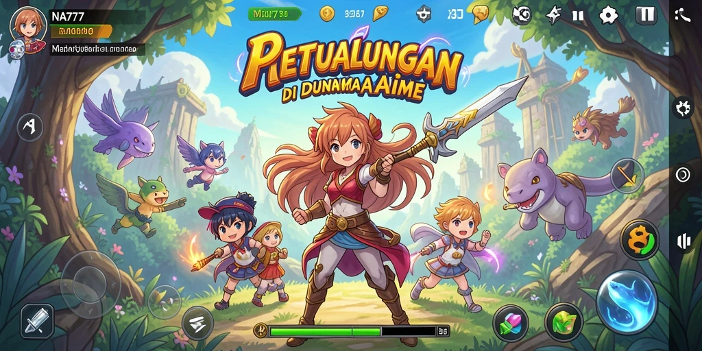 Gameplay seru dan interaktif dalam NA777 yang penuh karakter Anime.