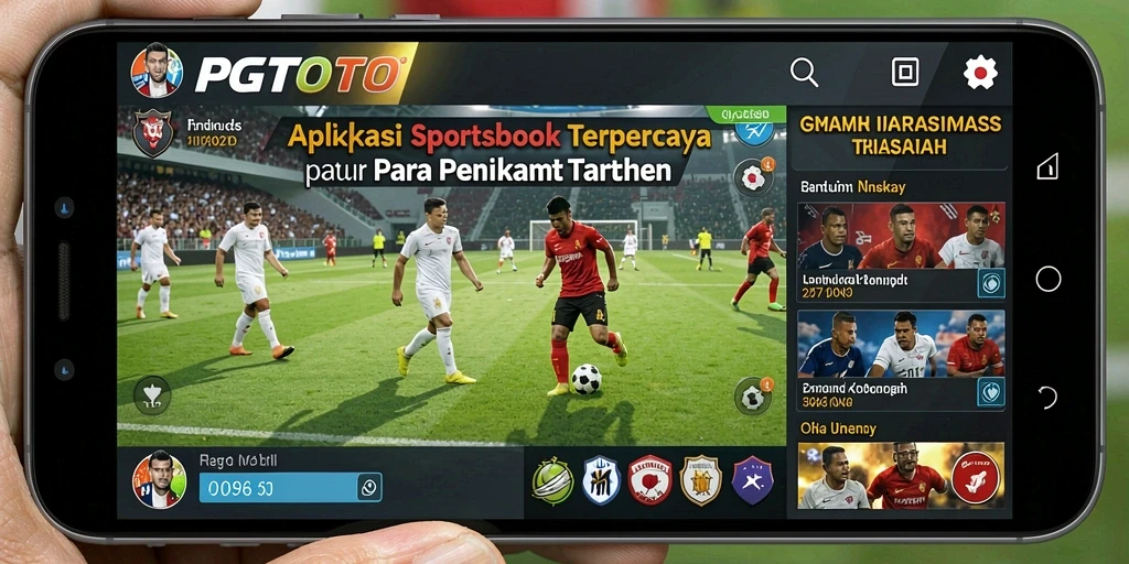 Tampilan utama PGTOTO menampilkan berbagai opsi taruhan olahraga.