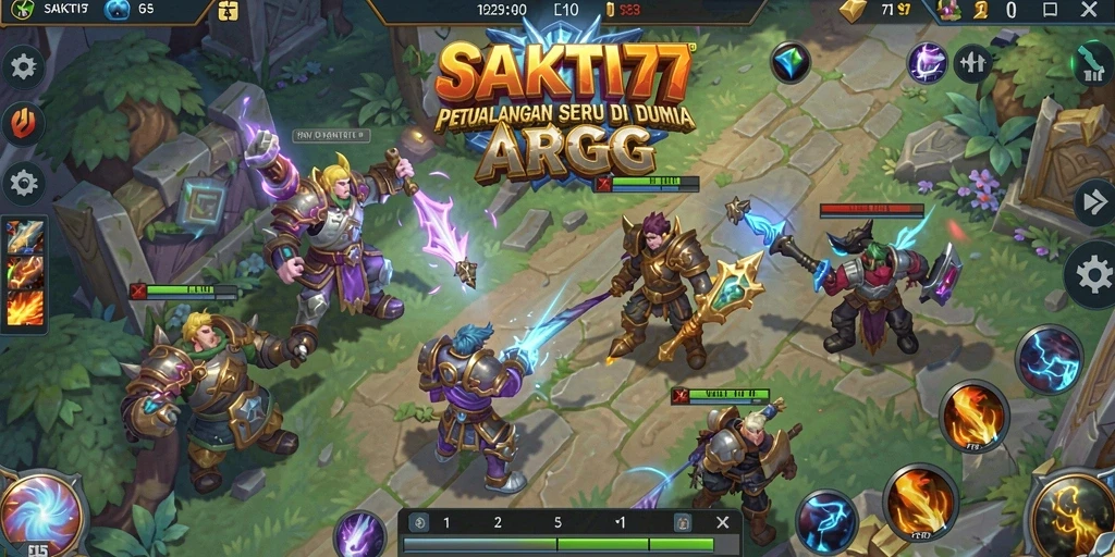 Tampilan menakjubkan dari gameplay SAKTI77 dalam pertarungan epik.