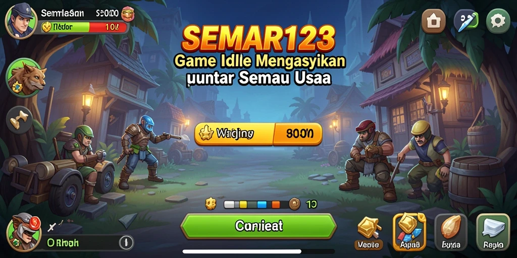 Screenshot menunjukkan gameplay santai dan menarik SEMAR123.