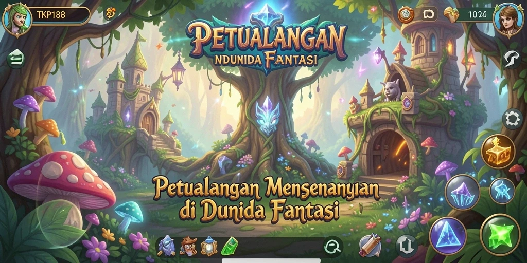 Tampilan gameplay menawan di dunia petualangan TKP188.